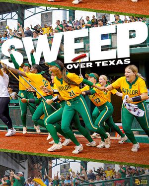 Image post by @BaylorSoftball on Twitter