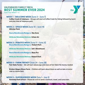 Image post by @ValparaisoFamilyYMCA on Facebook