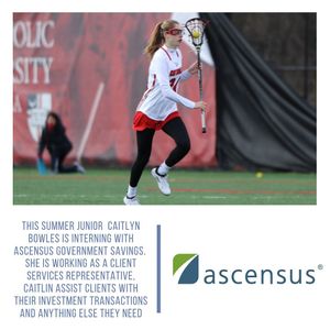Image post by @catholicu_wlax on Instagram