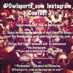 Image post by @templeowls on Instagram
