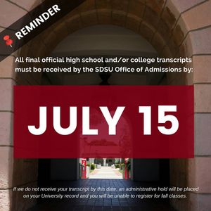 Image post by @sdsuadmissions on Instagram