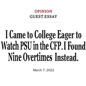 Image post by @dailycollegian on Instagram