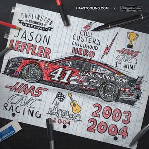 Image post by @stewarthaasracing on Instagram