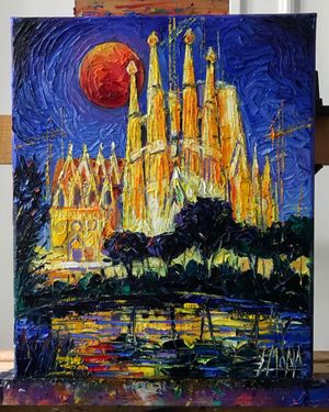 Image post by @monaedulescoart on Instagram