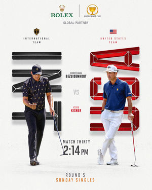 Image post by @PresidentsCup on Twitter/X