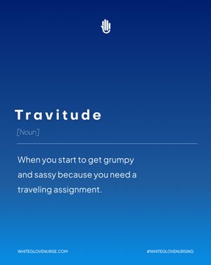 Image post by @whiteglovenursing on Instagram