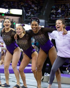 Image post by @uwgymnastics on Instagram