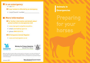 Image post by @NZHorseAmbulanceTrust on Facebook