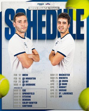 Image post by @ithacatennis on Instagram