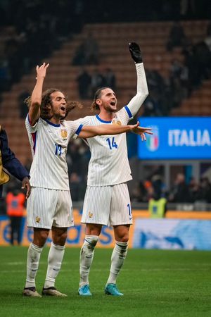 Image post by @equipedefrance on Twitter