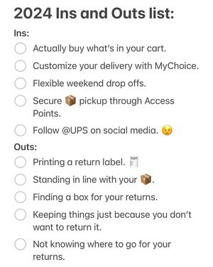 Image post by @ups on Instagram