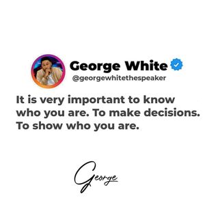 Image post by @iamgeorgewhitethespeaker on Instagram