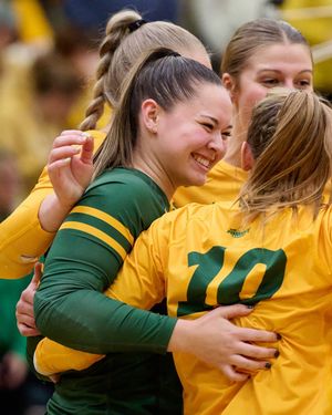 Image post by @ndsuvolleyball on Instagram