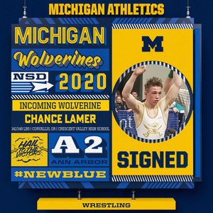 Image post by @umichwrestling on Instagram