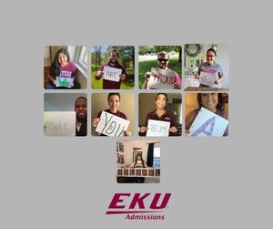 Image post by @EKUAdmissions on Facebook