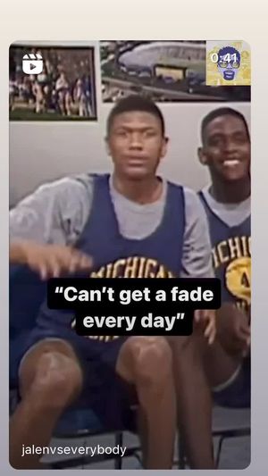 Video post by @JalenRose on Facebook