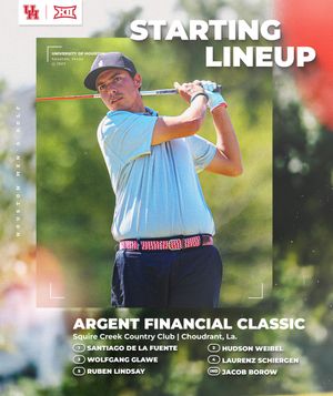 Image post by @UHCougarMGolf on Twitter