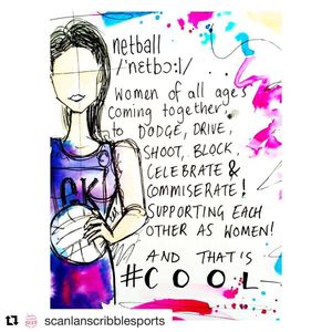 Image post by @walesnetball_ on Instagram