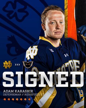Image post by @nd_hockey on Instagram