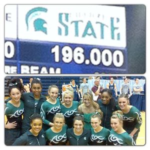 Image post by @msu_gymnastics on Instagram