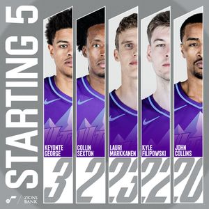 Image post by @utahjazz on Twitter