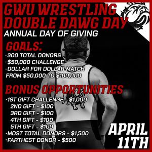 Image post by @gwuwrestling on Instagram
