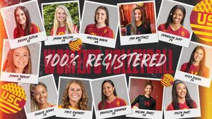 Image post by @uscwomensvolley on Instagram