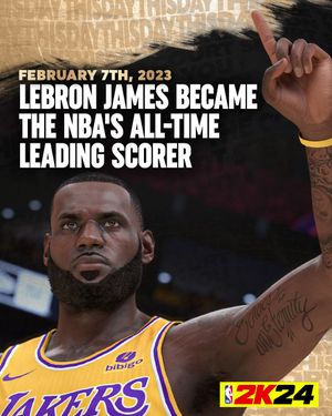 Image post by @NBA2K on Twitter