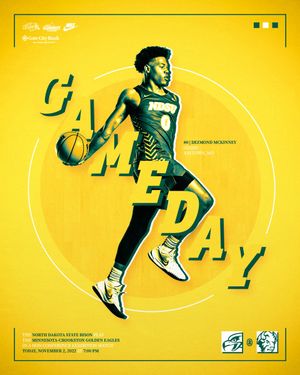 Image post by @NDSUmbb on Twitter