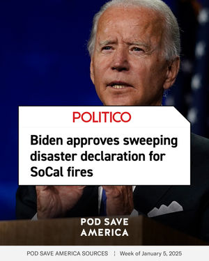 Image post by @podsaveamerica on Instagram