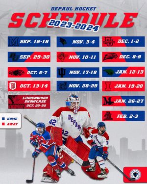Image post by @depaulhockey on Instagram