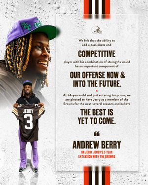 Image post by @Browns on Twitter