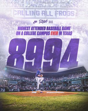 Image post by @TCU_Baseball on Twitter