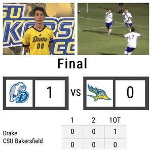 Image post by @drakewomensoccer on Instagram