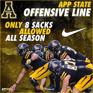 Image post by @appstate_fb on Instagram
