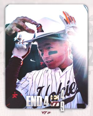 Image post by @HokiesBaseball on Twitter
