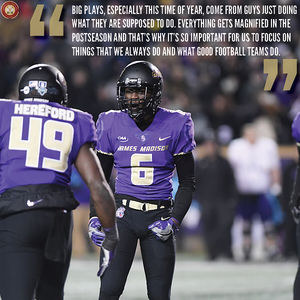 Image post by @jmu_football on Instagram