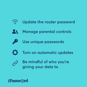 Image post by @1password on Instagram