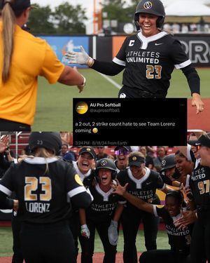 Image post by @auprosoftball on Instagram