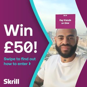 Image post by @skrill on Instagram