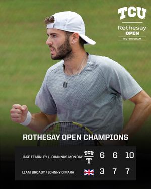Image post by @TCUMensTennis on Twitter