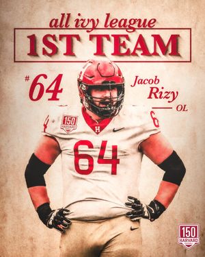 Image post by @HarvardFootball on Twitter