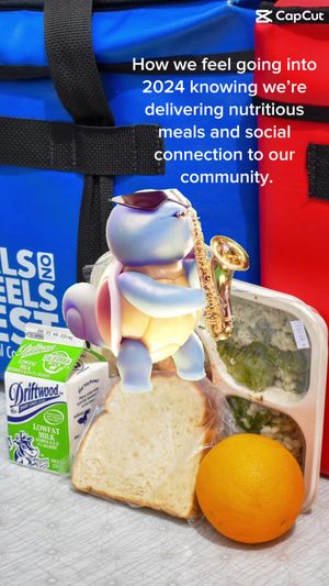 Video post by @mealsonwheelswest on Facebook