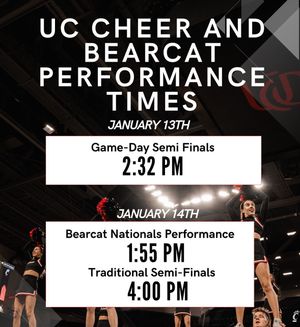 Image post by @gobearcatscheer on Instagram