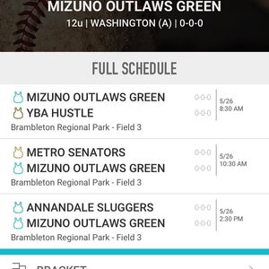 Image post by @ppoutlaws_baseball on Instagram