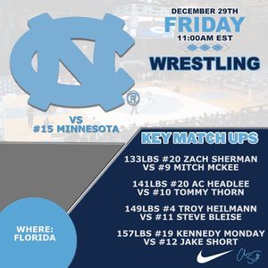 Image post by @uncwrestling on Instagram