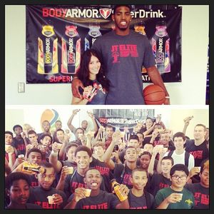 Image post by @drinkbodyarmor on Instagram