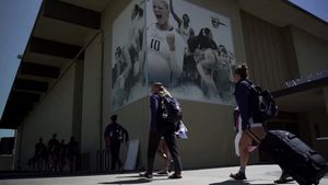 Video post by @fresnostatewp on Twitter