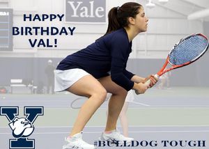 Image post by @yalewtennis on Instagram
