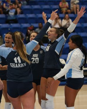 Image post by @nsu_vball on Instagram
